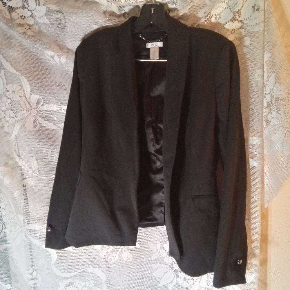 Cache Women's Blazer Black Sz 4
